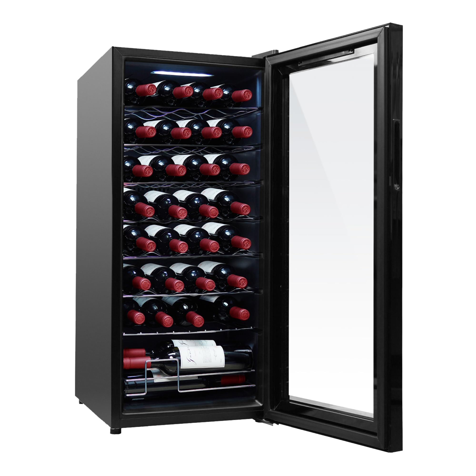 Amazon.co.jp: ECL ワインセラー フルボトル32本収納 80L